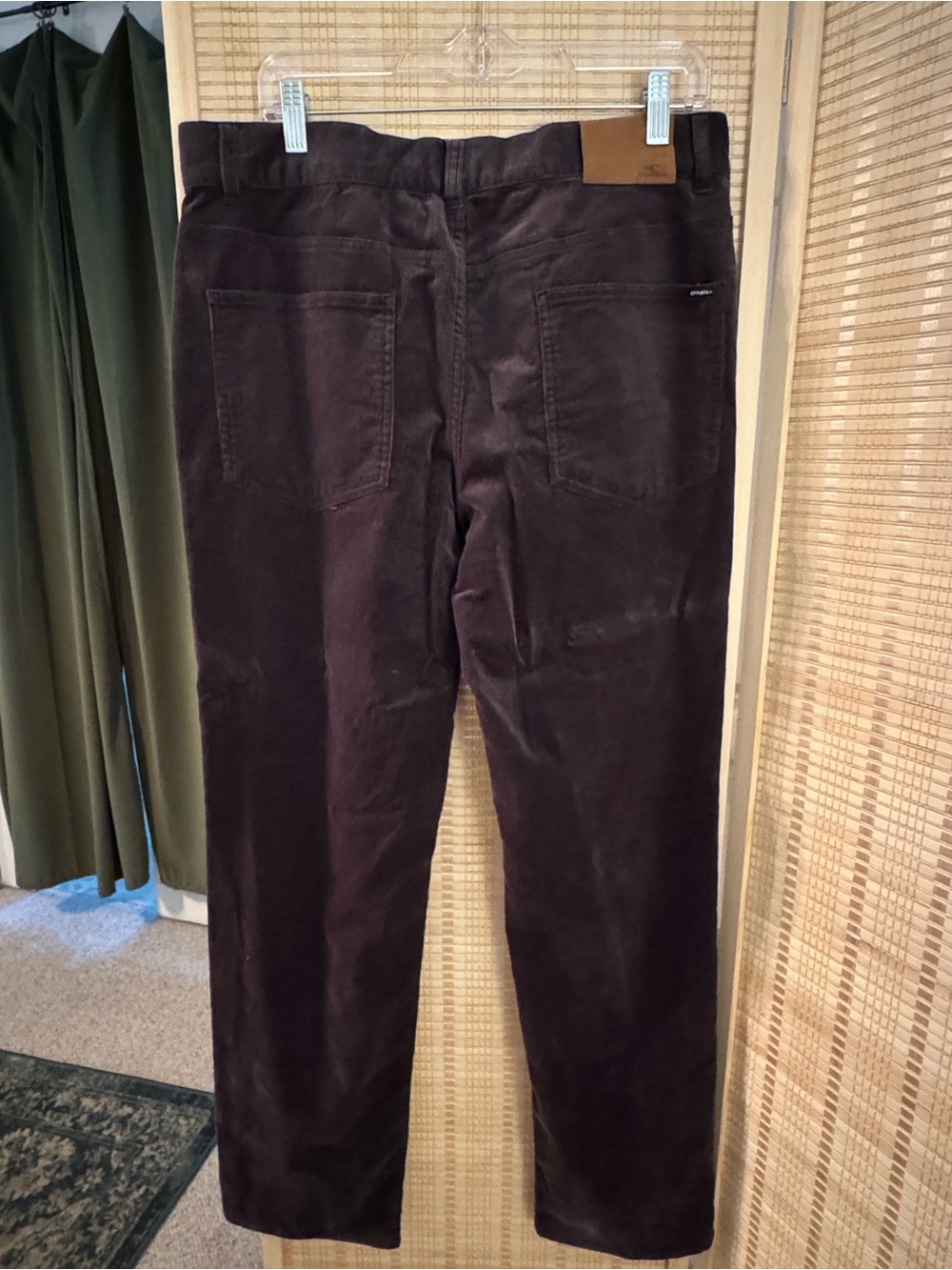O'Neill Men's Dark Brown Corduroy Trousers